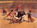 Corrida de toros en México Frederic Remington vaquero